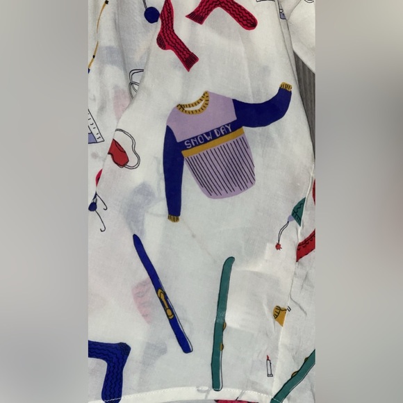 NWT Anthropologie Plus Maeve Snow Day Blouse 16W - Picture 4 of 7